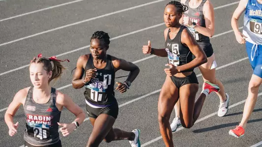 Evaline Chepkoech, Trude Lamb at 2026 Carl Kight Invite