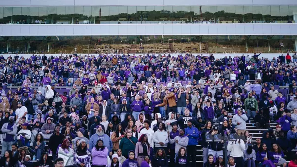 Homer Bryce Stadium home crowd vs. Abilene Christian (12-6-25)