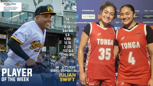Julian Swift and Mel Finau
