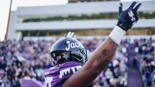 Gerard Edimo celebration vs. ACU