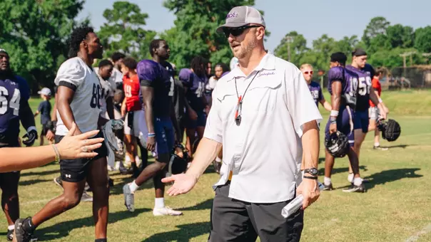 Coach Carthel at FB practice (8-3-26)