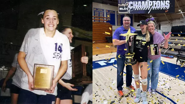 Two Generations, One Jersey: Amber and Caroline Kahle's SFA Volleyball Legacy