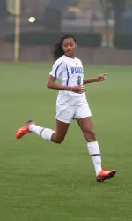 Sophomore Melissa Blevins is part of a SHU back-line that has allowed only three goals in four BIG EAST games