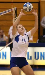 Shelbey Manthorpe tallied her sixth triple-double of the season.