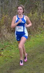 Sophomore Amanda Quaglia scored for the second-straight meet on Saturday