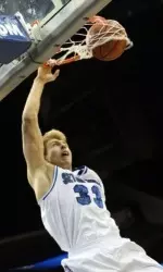 Patrik Auda has career night in victory over Monmouth