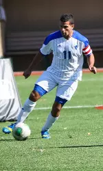 Senior Max Garcia scored his fifth goal of the year on Saturday night.