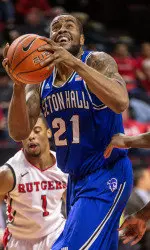 Eugene Teague had a double-double versus NJIT.