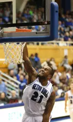Eugene Teague scored a game-high 18 points and grabbed 11 rebounds against Lafayette on Friday night.