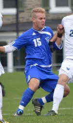 Sophomore Eric Lagg scored in the 85th minute.