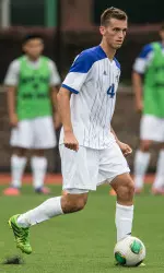 Junior Konrad Plewa had a pair of assists on Tuesday night.