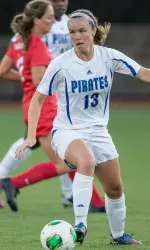 Senior Meghan Hayes set a new career-high with three points on Friday afternoon