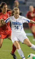 Senior Marie Klemme found the back of the net last time out against Delaware