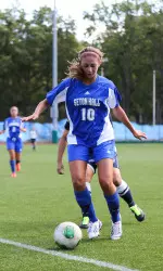 Freshman Frankie Maier tallied assists on both of the Pirates' goals on Wednesday night