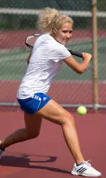 Junior Anna Guryanova advanced to the semifinals of the 4th singles bracket at West Point