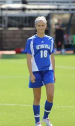 Junior Angie Shehaj came off the bench to attempt two shots on Friday afternoon