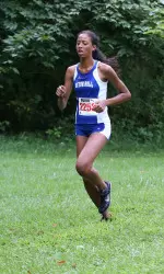 Freshman Desyre Blackburn recorded the third-best time on the team for the second-straight week