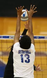 Ashani Rubin stuffs another attack.