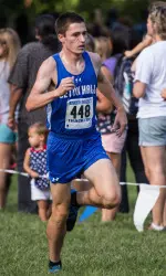 Senior Kevin Walsh has been a top-three performer for the team in all five meets this season.