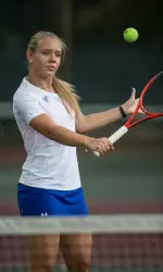 Luize Liva Strike has advanced to the quarterfinals of the top singles flight in each of her first three career tournaments.
