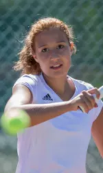 Senior Anna Guryanova represented the Pirates as the lone singles player to reach a championship match.