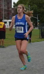 Senior Mary Migton Has placed in the top-12 overall in all four of her appearances this season