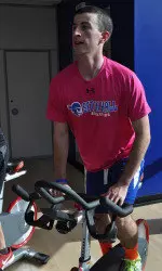 Day-long event featured 10 spin classes