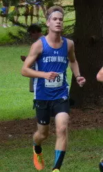Freshman Jake Simon owns the top 8K time for the Seton Hall men this season