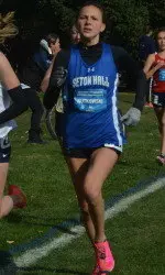 Christiana Rutkowski collected another top-10 finish to close the year, placing seventh at the ECAC Championships