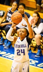 Bra'Shey Ali turned in her second-straight double-double with 12 points and 10 rebounds on Saturday.
