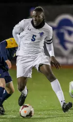 Senior Bolu Akinyode lands on the BIG EAST Weekly Honor Roll for the first time in his career.