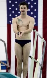Senior Ben Mitchell was named Men's Swimming & Diving Athlete of the Week on Tuesday