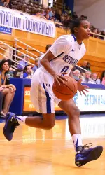 Graduate guard Daisha Simmons averaged 23.0 ppg last week to lead the Pirates to three victories.