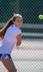 Alex Landert and Julia Keenan cruised to their fourth-straight win against Army