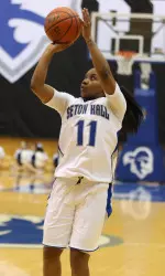 Ka-Deidre Simmons is now 19th in SHU women's basketball history with 1,010-career points.