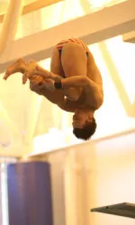 Ben Mitchell placed 27th in the region in three-meter competition