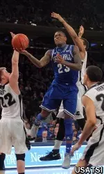 Fuquan Edwin had 20 points for eighth-seeded Seton Hall (17-17).