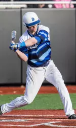 D.J. Ruhlman drove in two of the Pirates' three runs.