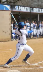 Junior Danielle DeStaso finished the series 7-for-10 at the plate with seven RBIs