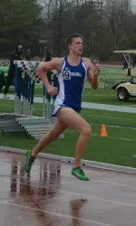 Sophomore Jacob Bast clocked a third-place time in his 1,500m race