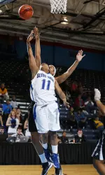 Ka-Deidre Simmons scored 24 points in the win over Providence on Saturday.