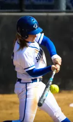 Senior Meredith Henze went 3-for-4 with a home run on Tuesday night.