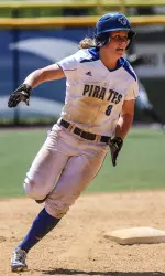Junior Sara Haefeli hit a three-run homer, her third of the year, in the bottom of the second inning.