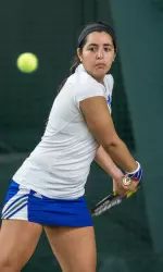 Senior Rocio Portela registered a team-high four victories in BIG EAST play