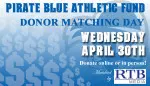 Donate online or in person today for Pirate Blue's Donor Matching Day