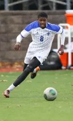 Senior Kai Greene scored a pair of goals in the opening period for SHU.