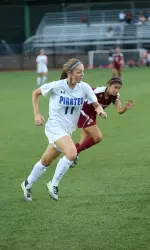 Senior Alyssa Stipcak has emerged as part of a defensive unit that help the Pirates re-enter the poll for the first time in two yeats