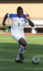 Bolu Akinyode scored the game-winning goal to give The Hall its first victory of 2014