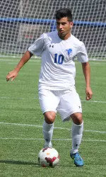Redshirt senior Victor Manosalvas scored twice on Sunday and now has a team-high four goals this season.
