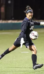 Sophomore goalkeeper Illissa Blackshear and The Hall have recorded three-straight shutouts in three consecutive overtime matches